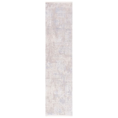 SAFAVIEH Marmara Rihana Modern Abstract Rug - Grey/Beige Blue - 2' x 8'