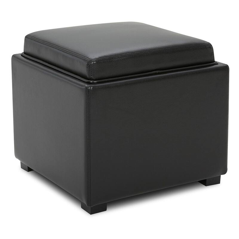 Spruce & Spring Ethan Storage Stool Ottoman