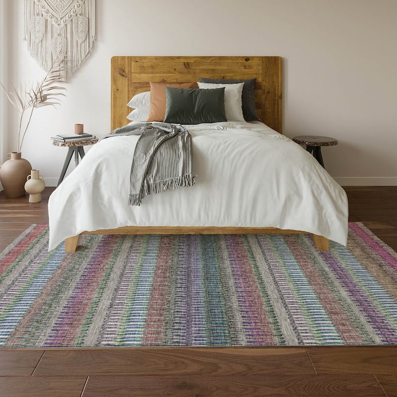 Premium Washable Super Soft Modern Stripe Mayfield Rug