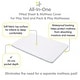 preview thumbnail 9 of 16, BreathableBaby All-in-One Fitted Sheet & Waterproof Cover for 39" x 27" Play Yard Mattress (2-Pack)