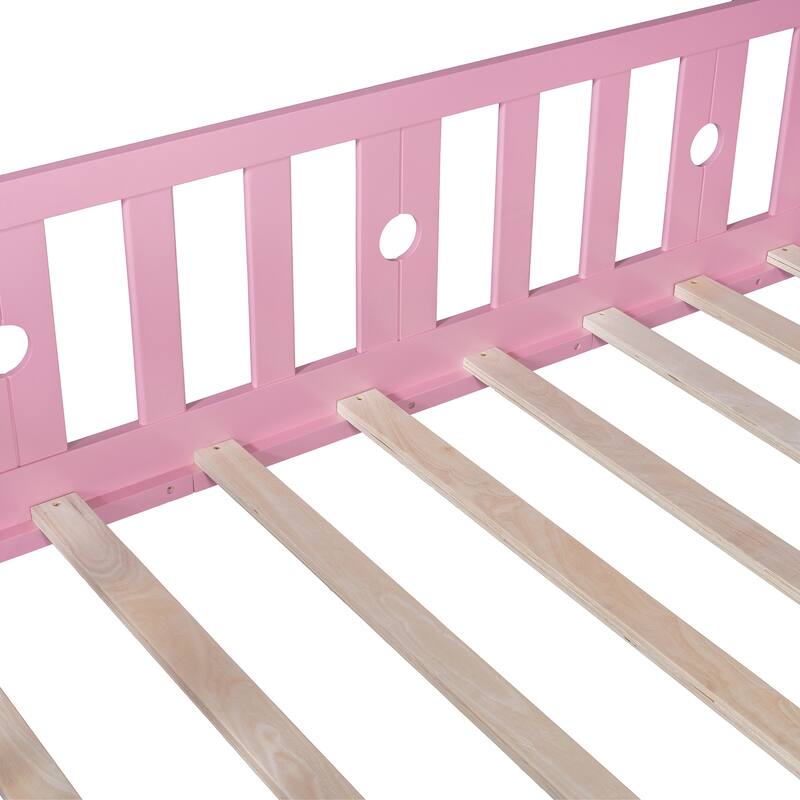 Twin Size Multifunctional Wood Platform Bed with Bookshelf,Built-in Desk and Matching Chair