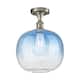 Option Brushed Satin Nickel / Sapphire Blue