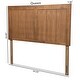 preview thumbnail 14 of 13, Patwin Transitional Ash Walnut Finished Wood Headboard