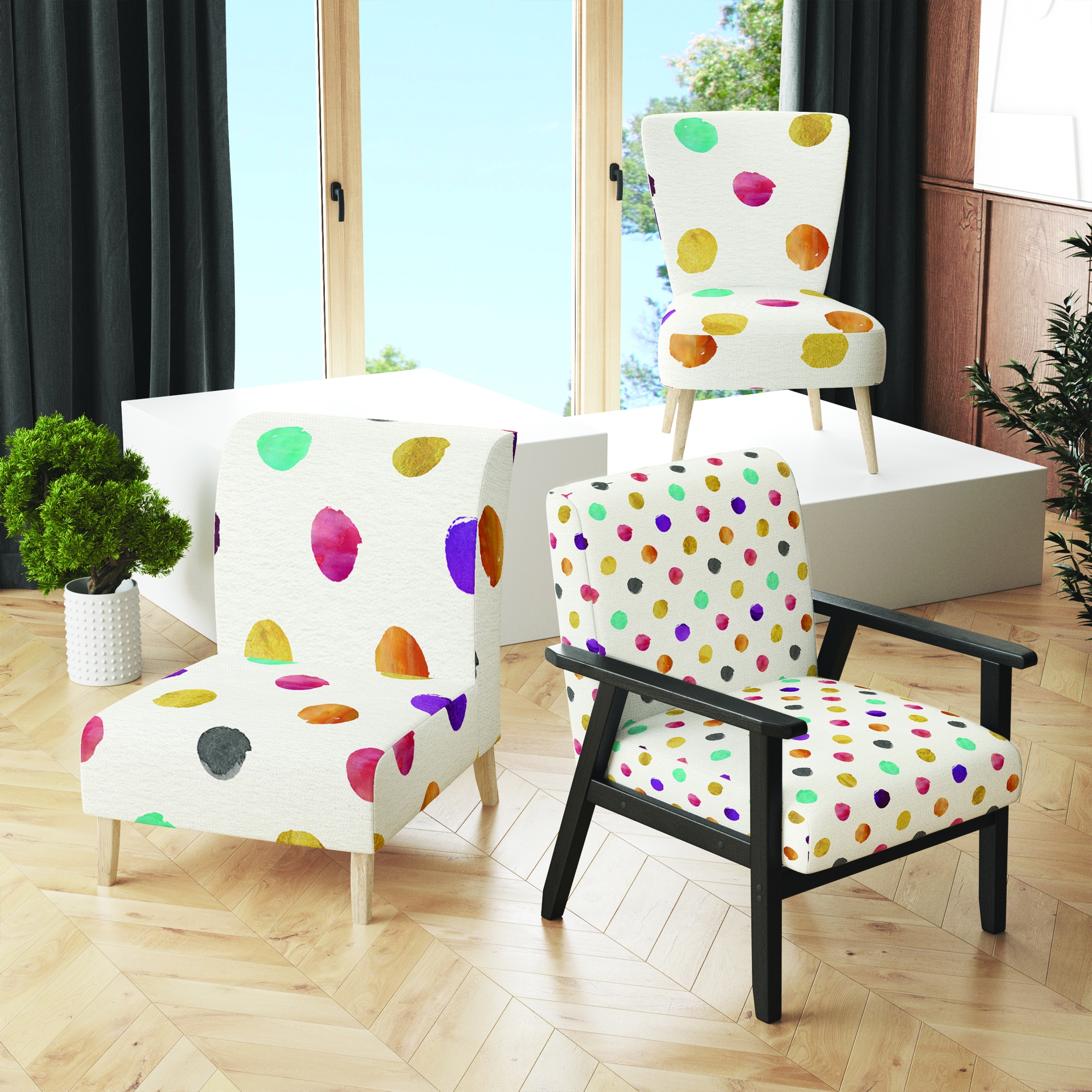 Polka online dot armchair