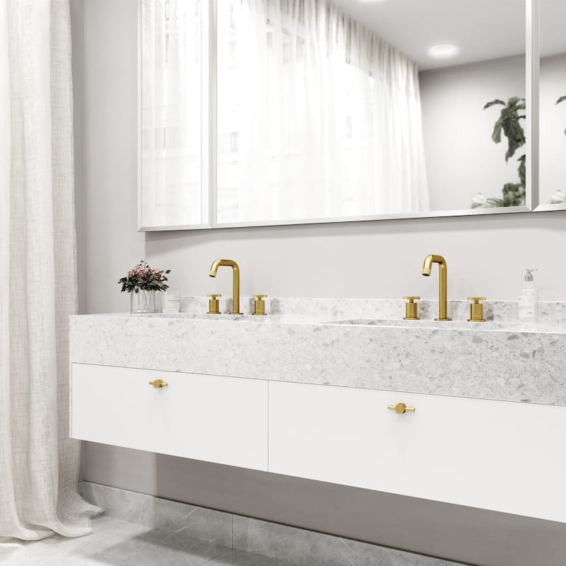 VIGO Cass 8" H 2-Handle Widespread Bathroom Faucet