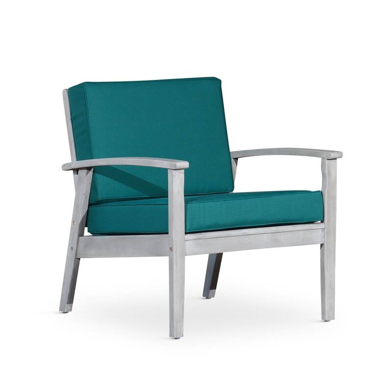 Deep Seat Eucalyptus Chair for Ultimate Relaxation and Stylish - Red