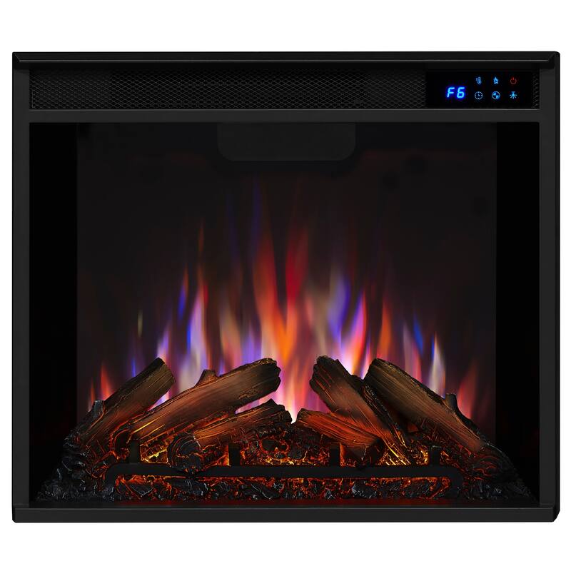 Aspen 48.5" Electric Fireplace in Chestnut Barnwood by Real Flame - 48.5L x 13.5W x 38.19L