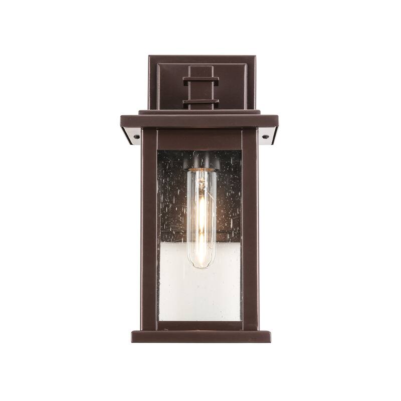 Brown Outdoor Oil Rubbed Bronze Wall Lamp Without Bulb