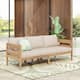 Option Light Teak+Beige Cushion