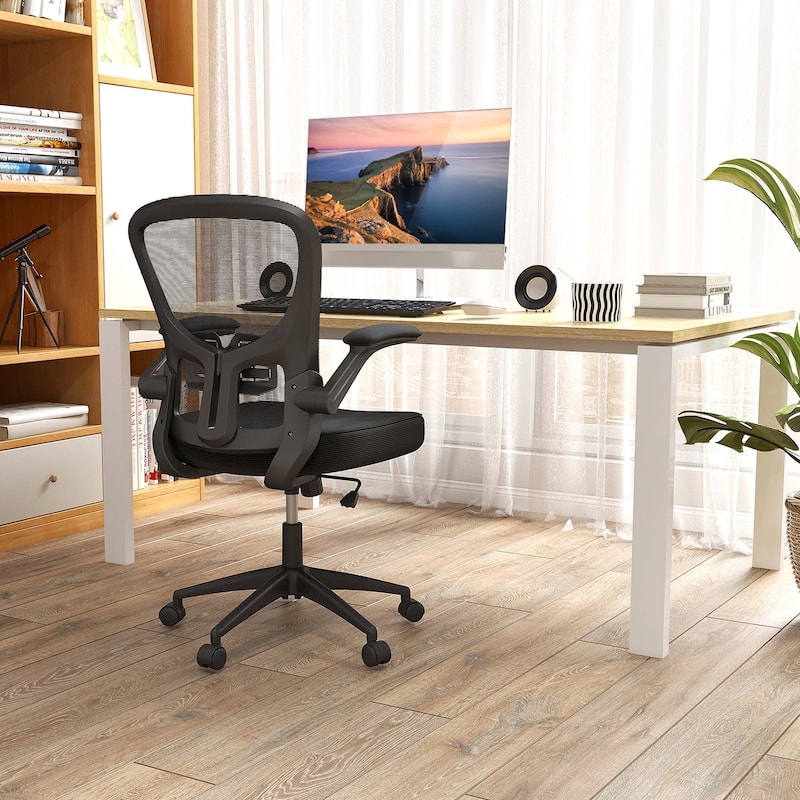 Ergonomic Office Chair Height Adjustable Swivel Computer Chair
