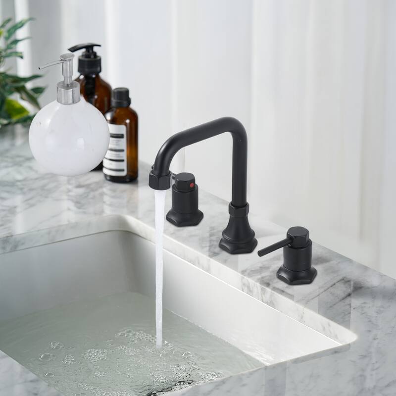 WOWOW Modern-Style Bathroom Faucet with Pop-Up Drain