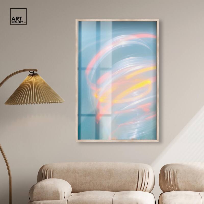 Swirling Light I Shadowbox by Art Remedy