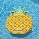 preview thumbnail 6 of 5, Swimline Jumbo 88" x 50" Inflatable Tropical Pineapple Pool Float Island Lounger - 3