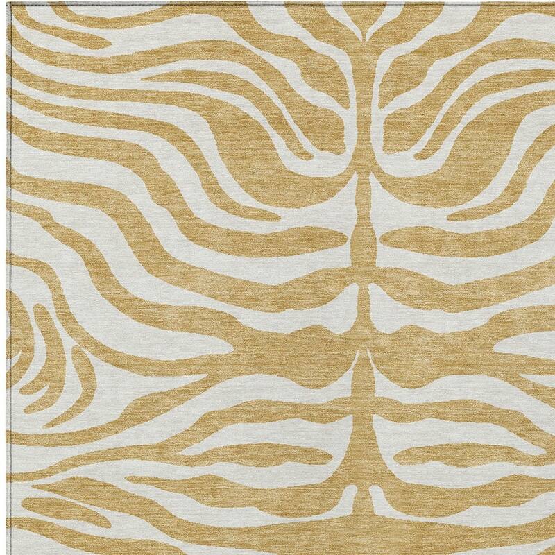 HomeRoots Animal Print Transitional Rectangle Outdoor Rug