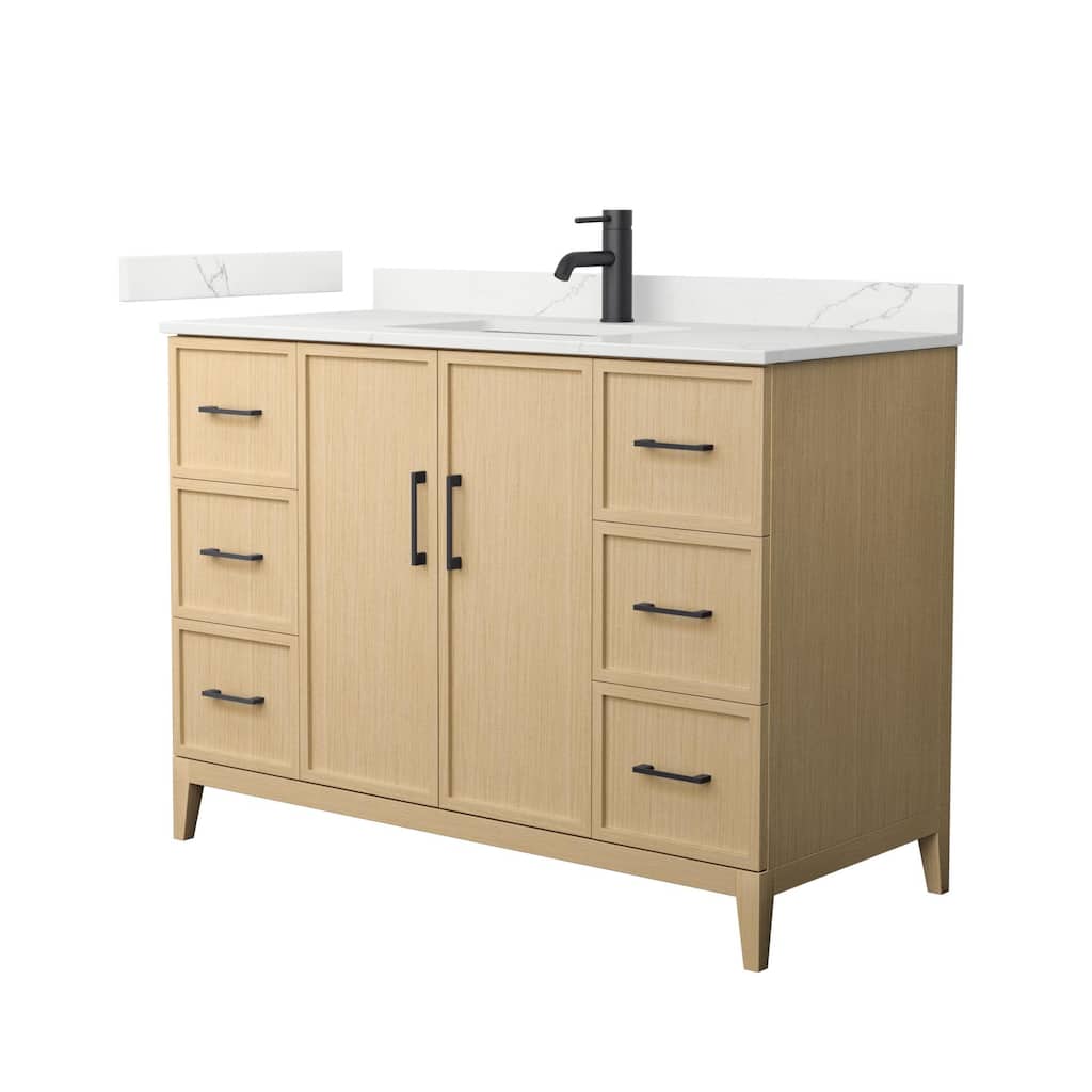 Wyndham Collection WCH717148S-QTZ-UNSMXX Elan 48" Free Standing Single