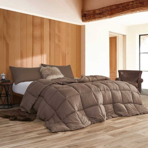 Cool Being Thick - Coma Inducer® Oversized Comforter Set - Teak - King