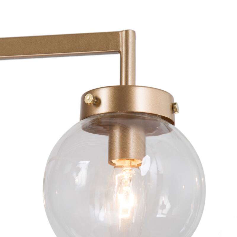Mid-Century Modern Sputnik Semi Flush Mount Ceiling Light Globe Adjustable Chandelier