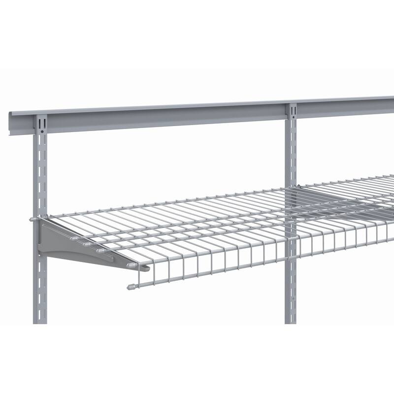 ClosetMaid MaxLoad Steel HeavyDuty Shelving Hang Track On Sale Bed