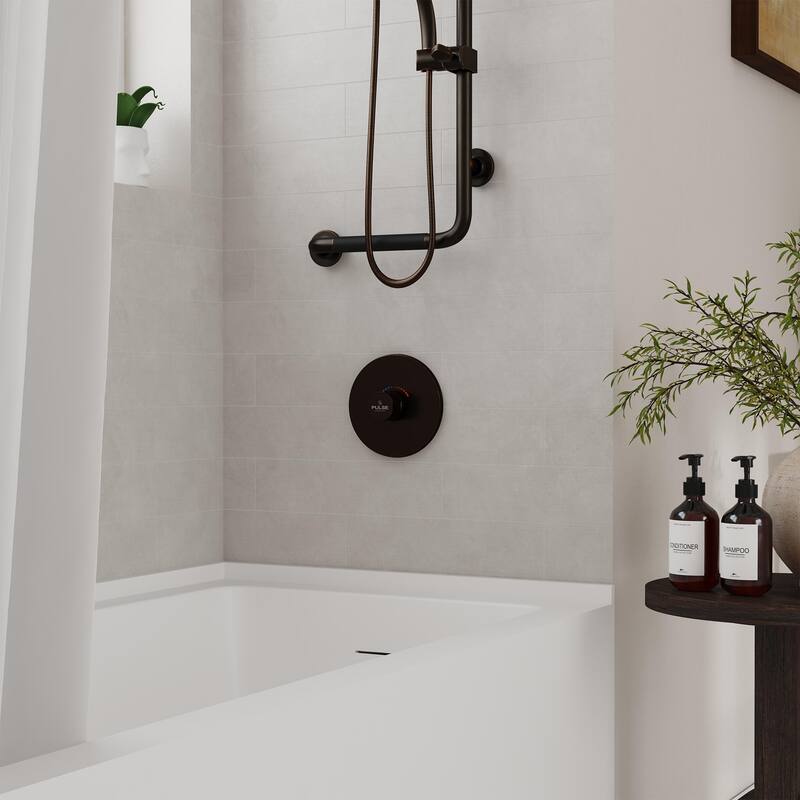 Diamond Line Pressure Balanced Shower Valve with Round Trim