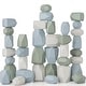 preview thumbnail 22 of 26, Stacking Rocks, 36 pcs Wooden Stacking Stones by Comfy Cubs Boy Pack