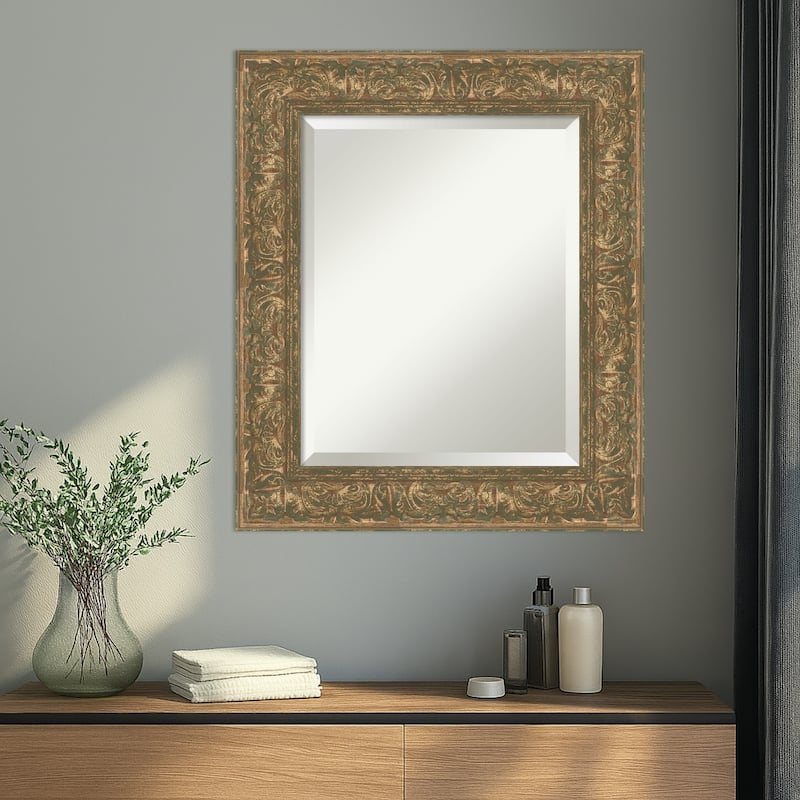 Luxe Beveled Framed Wall Mirror