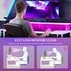 preview thumbnail 5 of 5, Modern Computer Desk with LED Lighting and USB Charging Ports and Smart Storage for Home Office and Bedroom