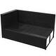 preview thumbnail 7 of 6, vidaXL Patio Sofa Set 26 Pieces Poly Rattan Black
