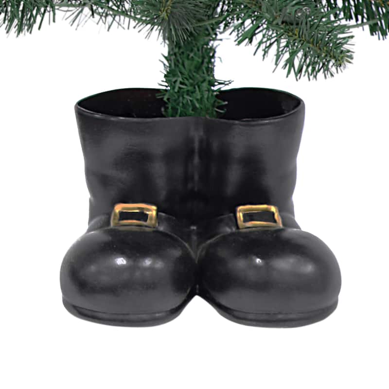 Puleo International 4 ft. Pre-Lit Santa Tree