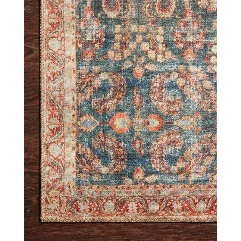 Alexander Home Dhanya Distressed Border Area Rug