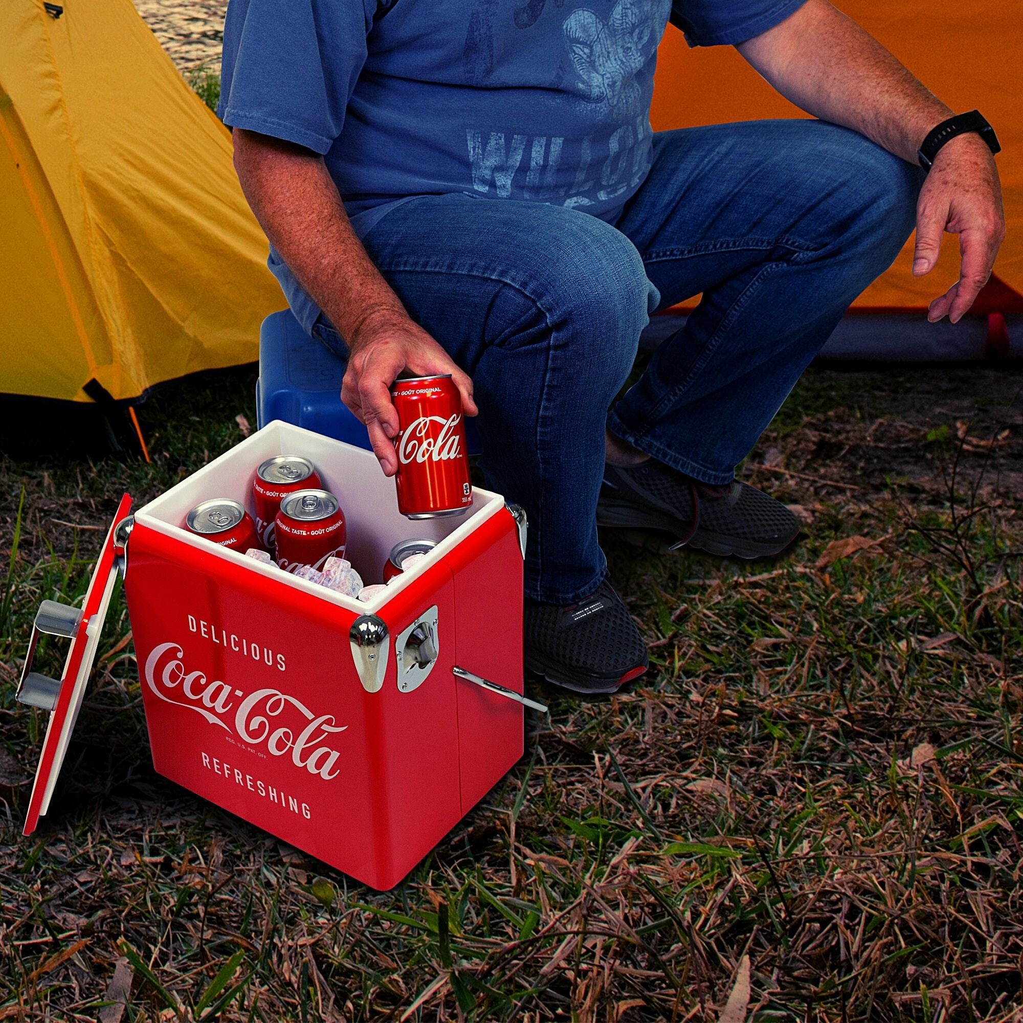 Coca cola cheap 65qt hard cooler
