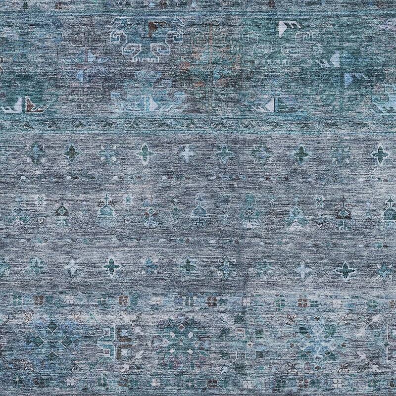 HomeRoots Floral Transitional Rectangle Outdoor Rug