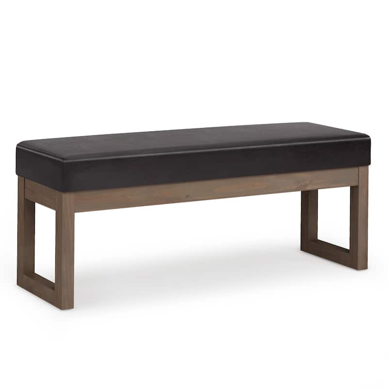 WYNDENHALL Madison 44 inch Wide Contemporary Rectangle Ottoman Bench