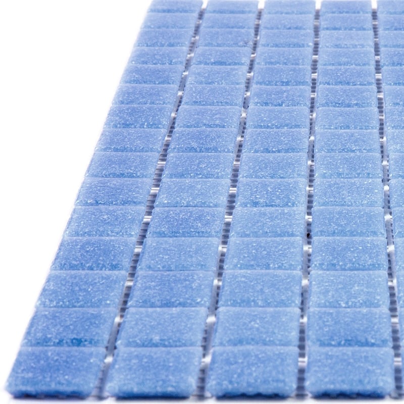 Apollo tile 12" x 12" Dune Glossy Maximum Blue Glass Tile (20 sq ft/case) - 20 Pack