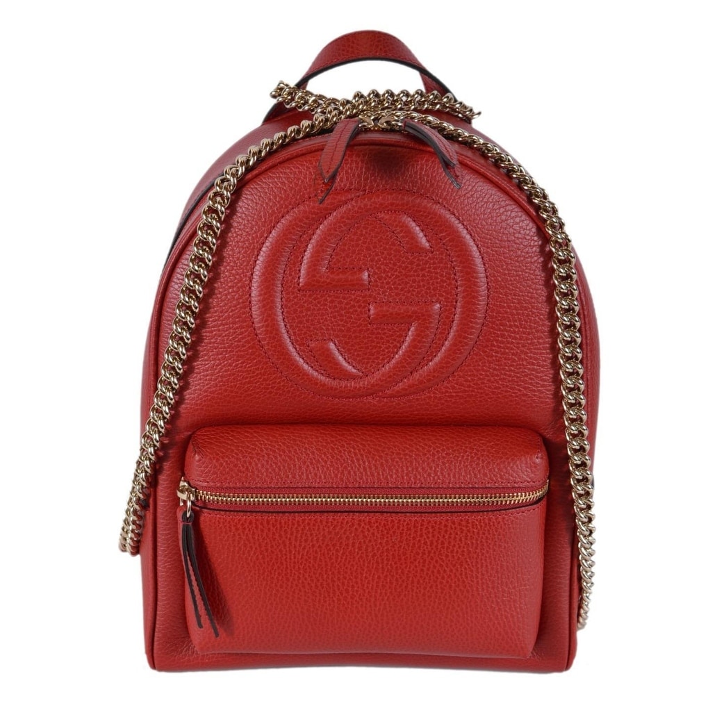 gucci backpack with chain straps