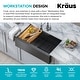preview thumbnail 43 of 52, KRAUS Kore Stainless Steel Farmhouse Kitchen Sink with Accessories
