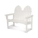 preview thumbnail 8 of 12, POLYWOOD Classic Adirondack 48" Bench White