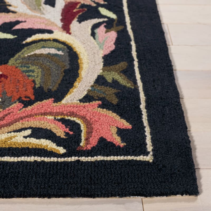 SAFAVIEH Handmade Chelsea Myranda French Country Rooster Wool Rug