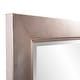 preview thumbnail 5 of 6, Allan Andrews Millennium Silver Large Mirror - Silver/Champagne - A