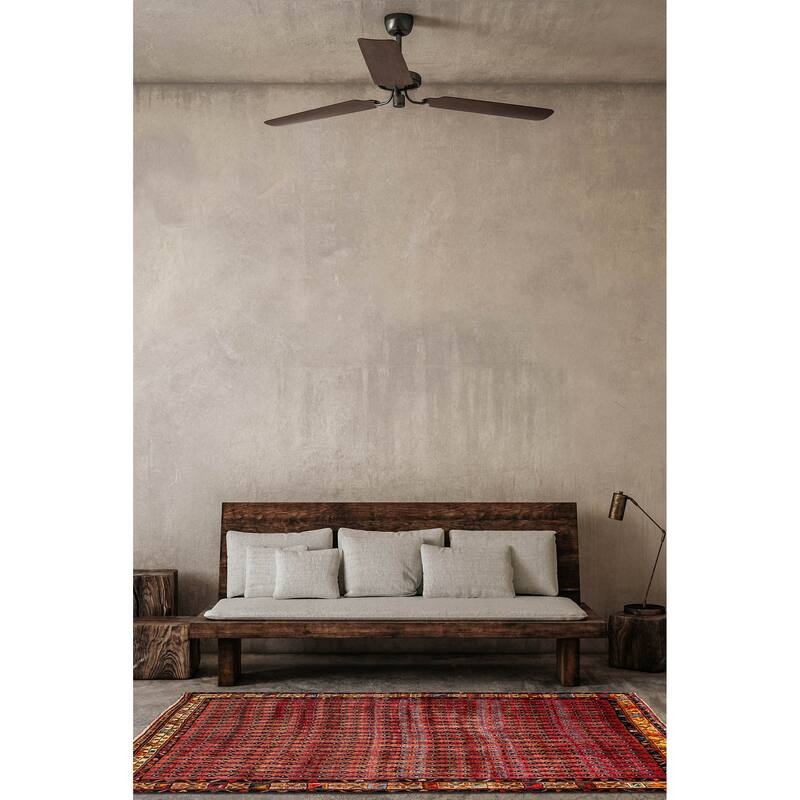 ECARPETGALLERY Hand-knotted Andelz Red Wool Rug - 6'7 x 9'4