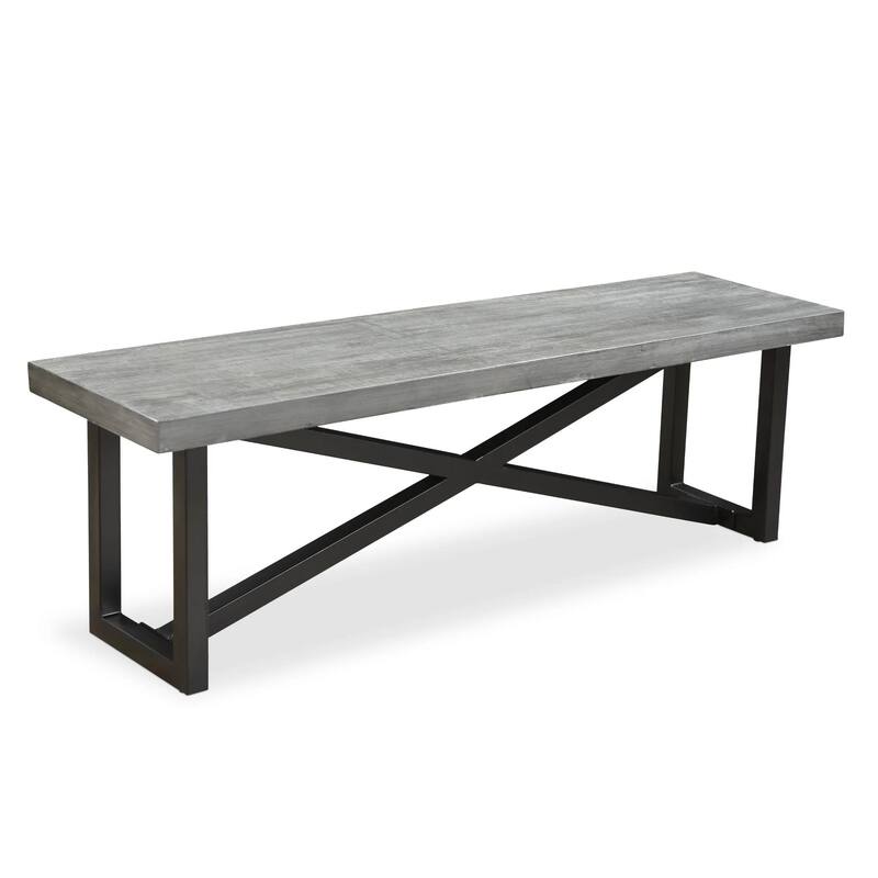 Raven Dining bench - Grey