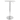 LumiSource 23-inch Clear Acrylic Adjustable Bar Table