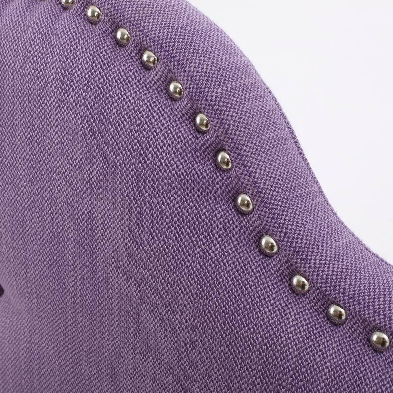 Tufted Upholstered Headboard Queen Size, Solid Wood Head Board with Durable Metal Legs