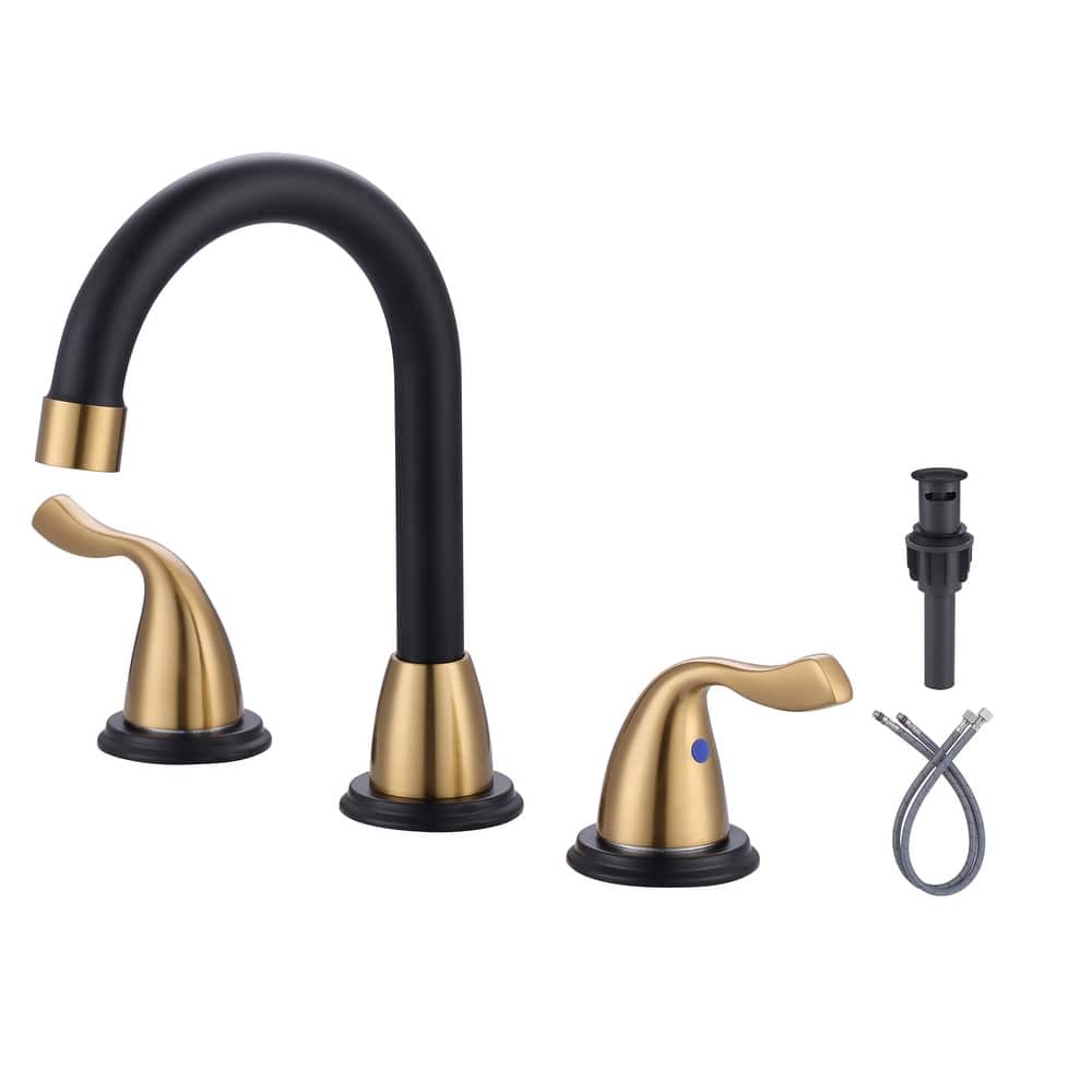 WOWOW 8 Inch Widespread Bathroom Faucet in Morden