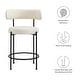 preview thumbnail 8 of 9, Albie Boucle Fabric Counter Stools - Set of 2