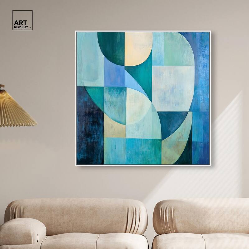 Color Blocks I Canvas by Art Remedy