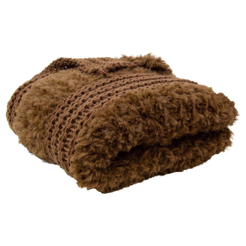 Donna Sharp Plush Knit Throw