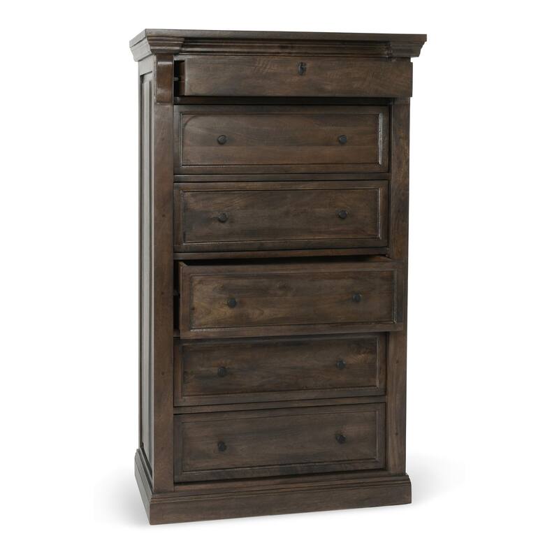 Classic Home Adelaide Six-Drawer Dresser in Cocoa Brown
