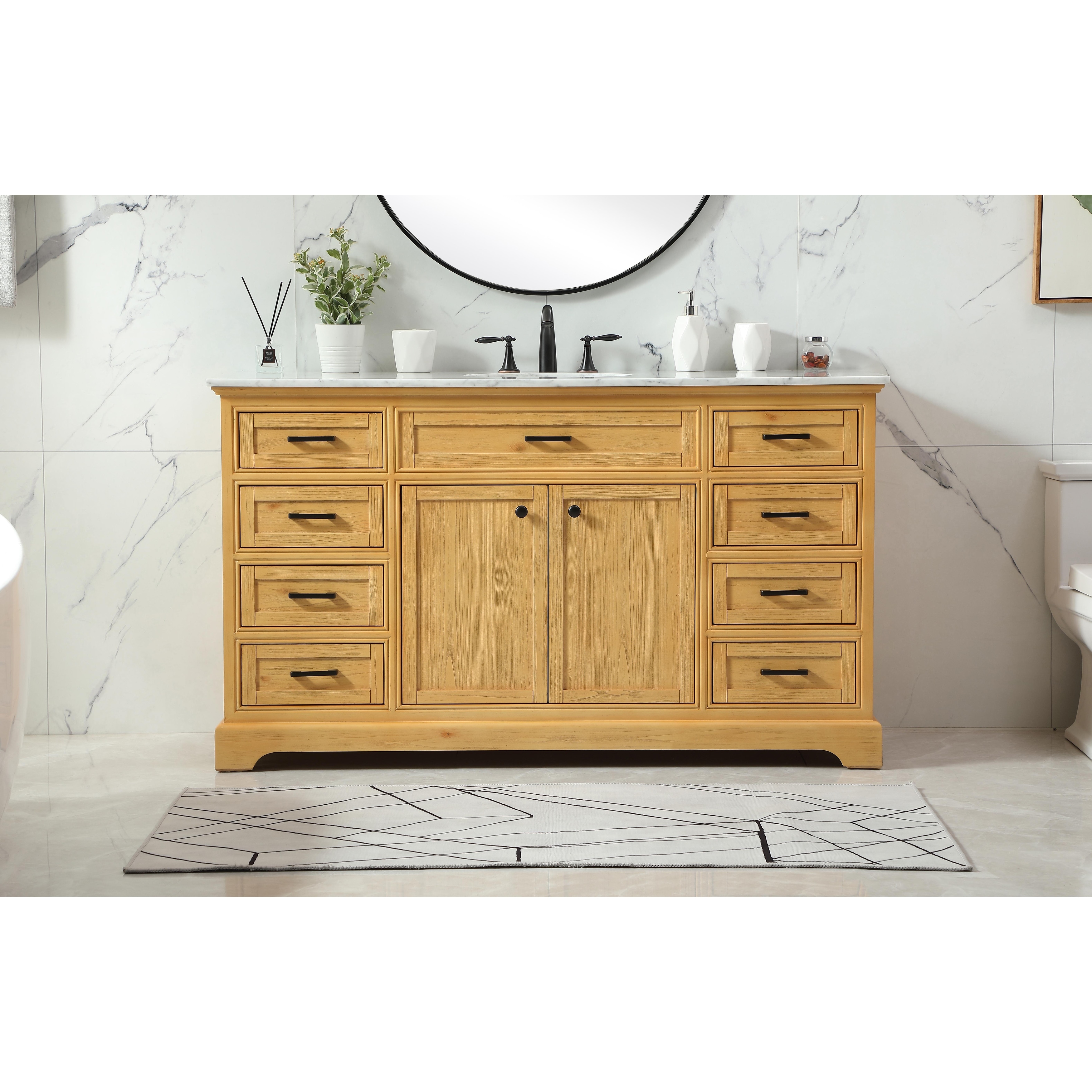 Vega 48 - 60 Inch Single Bathroom Vanity