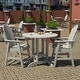 preview thumbnail 23 of 62, Highwood Commercial 3-Piece Adirondack 36" Bistro Counter Height Dining Set