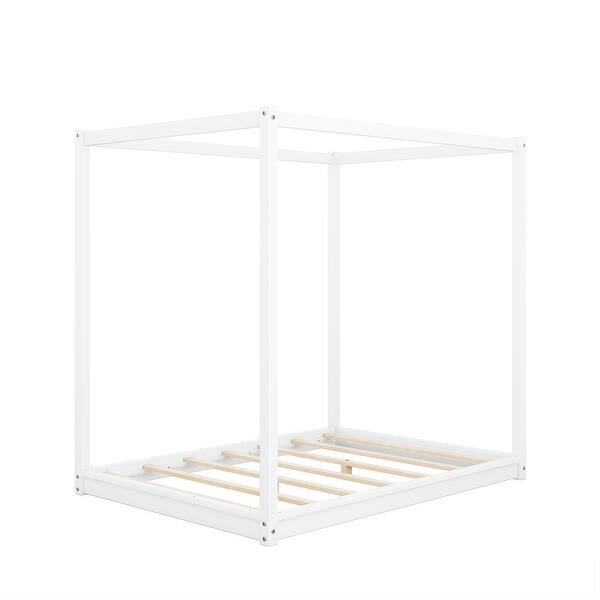 White Pine Wood Canopy Platform Bed Support Legs, HighQuality